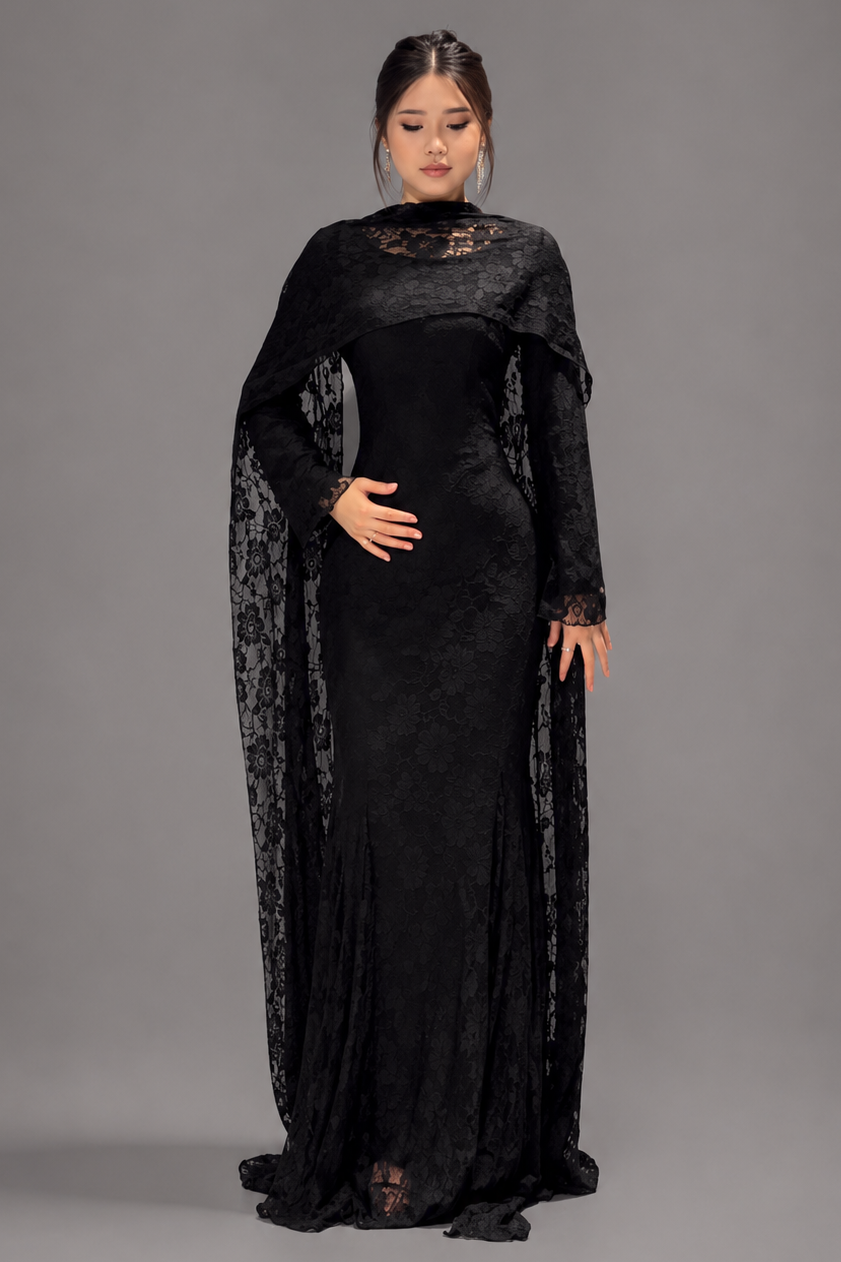 Leya Veil Set